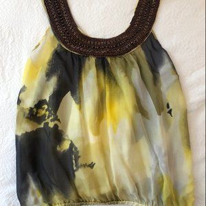 Adorable Beaded Tank Top Small Anthropologie